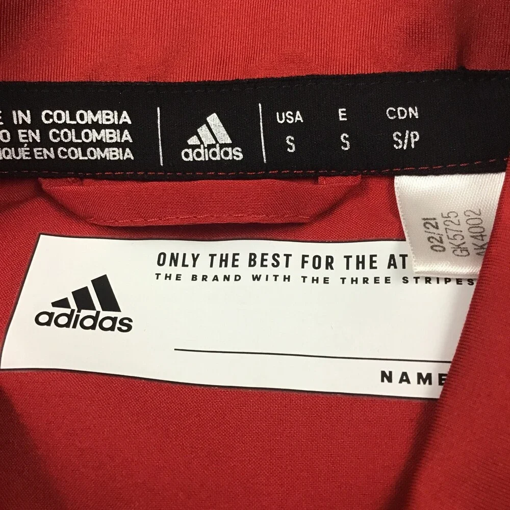 Nebraska Cornhuskers Shirt Men Small Red 1/4 Zip Adidas Aeroready NCAA S *